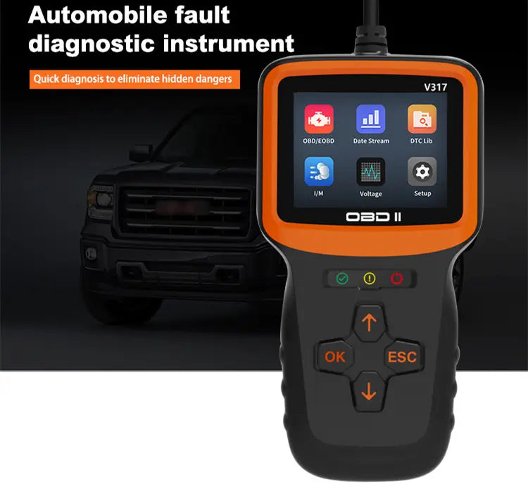 Easy-to-Use OBD2 Scanner & Car Code Reader to Check Engine Light