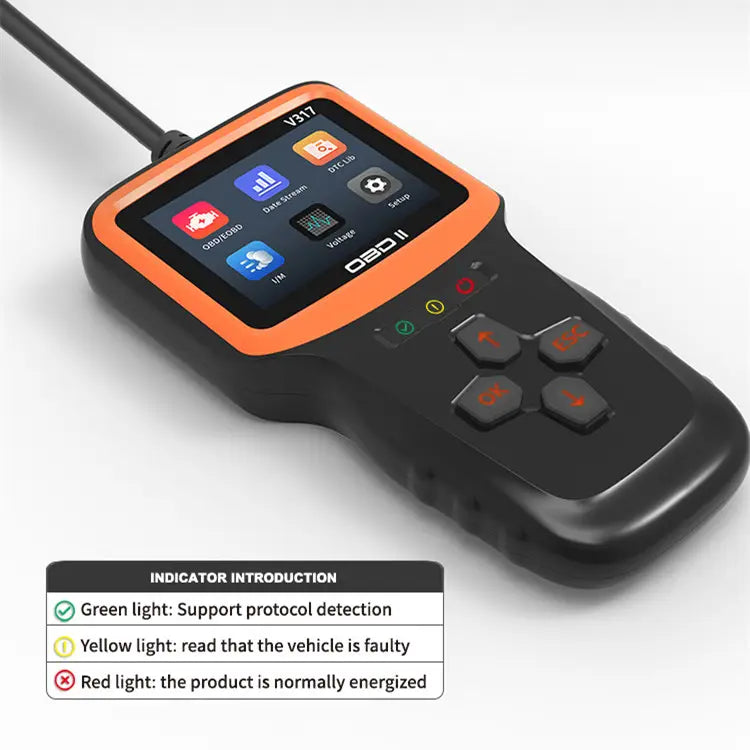 Easy-to-Use OBD2 Scanner & Car Code Reader to Check Engine Light