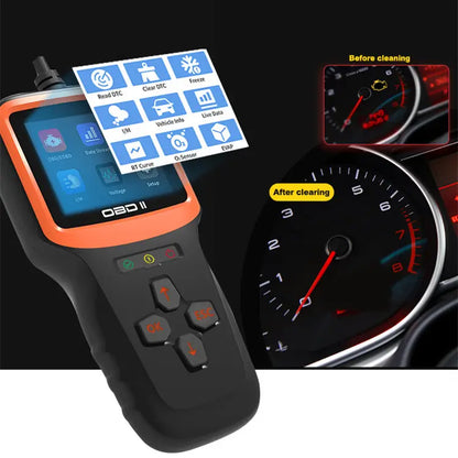 Easy-to-Use OBD2 Scanner & Car Code Reader to Check Engine Light